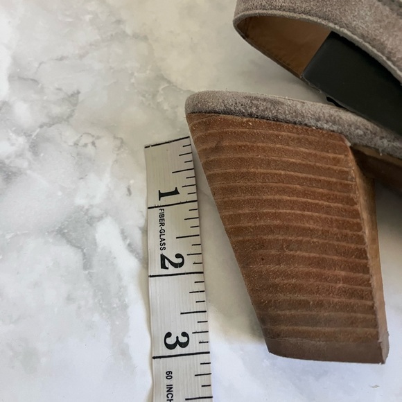 PAUL GREEN Cayanne Peep-toe Bootie Metallic Smoke Etched Leather Size 6.5 - Picture 8 of 10